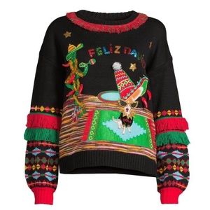 🎄🆕 Feliz Navidad chihuahua ugly christmas sweater